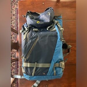 Lowepro Powder Backpack 500 AW (Midnight and Horizon Blue) used